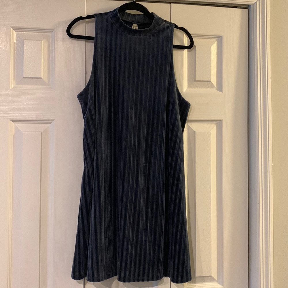 Candies crushed velvet dress in Juniors XL
